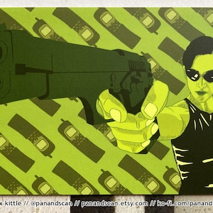 The Matrix Trinity Postcard