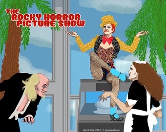 The Rocky Horror Picture Show Illustration Print