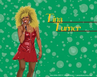 Tina Turner Portrait Print
