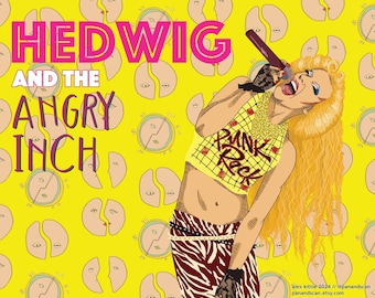 Hedwig and the Angry Inch - John Cameron Mitchell - Poster 13x19