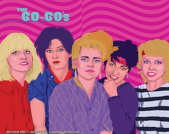 The Go-go's - Talk Show Signed Album X5 - Belinda Carlisle, Jane