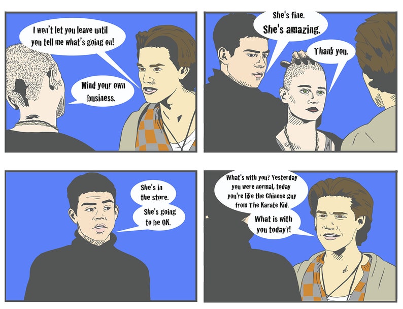 EMPIRE RECORDS What's With Today Today Mini-Comic Print image 2