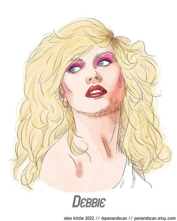 Debbie Harry Portrait Print | Etsy