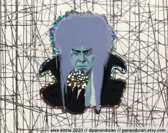 Labyrinth Goblin King (David Bowie) Glitter Sticker