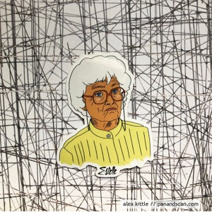 Estelle Getty (Sophia Petrillo) Vinyl Sticker