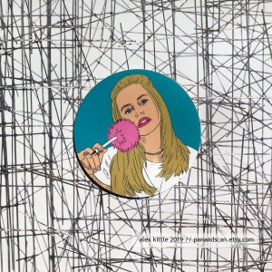 Clueless Cher Vinyl Sticker
