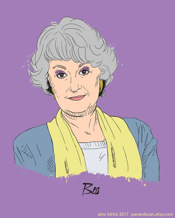 Bea Arthur Portrait Print | Etsy