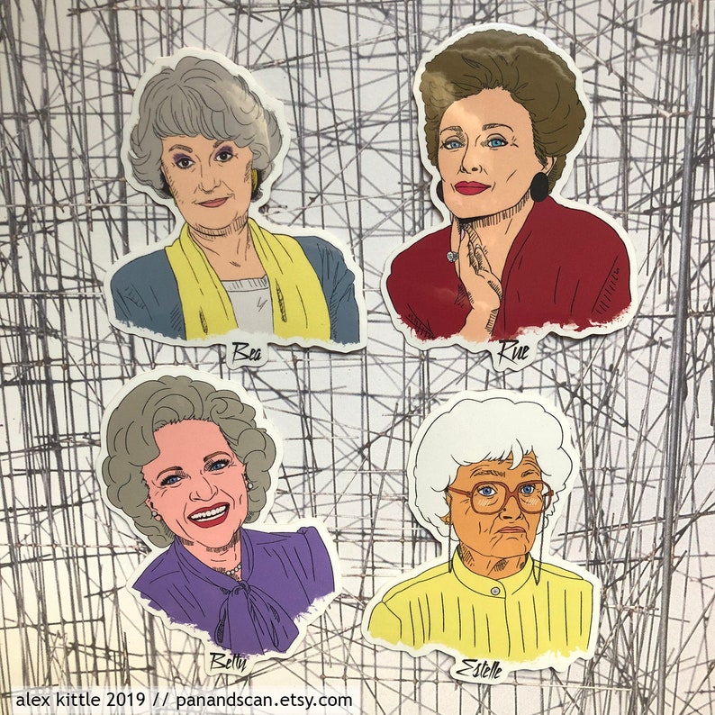 Golden Girls Stickers Set/4 image 1