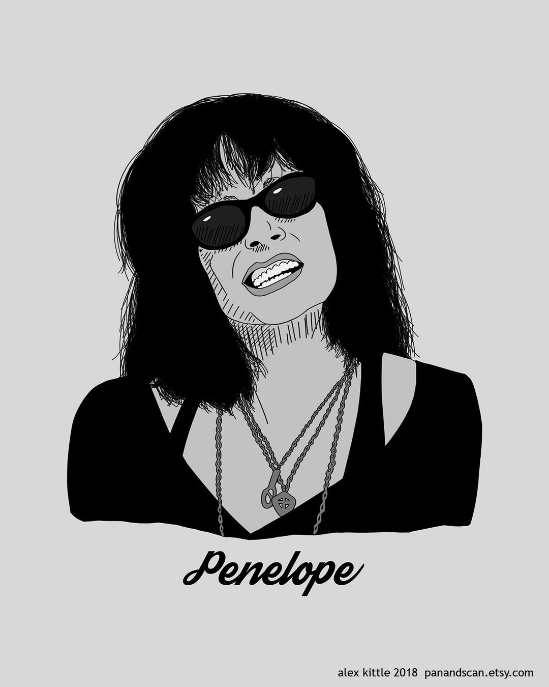 Penelope Spheeris Portrait Print - Etsy