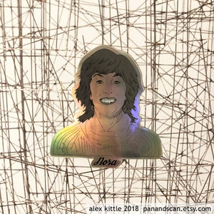 Nora Ephron Holographic Sticker