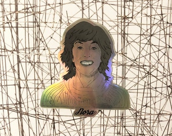 Nora Ephron Holographic Sticker