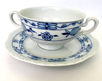 Leander 1946 Blue Onion RGK China Boheme Karlsbader Zwiebelmuster