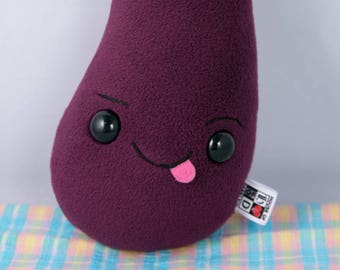 Emoji Eggplant food plush