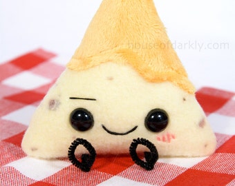 MADE TO ORDER: Nacho, Nacho Man...happy tortilla chip with nacho cheese food plush