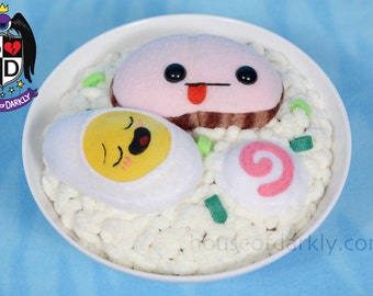 MADE TO ORDER: Ramen noodle bowl plush