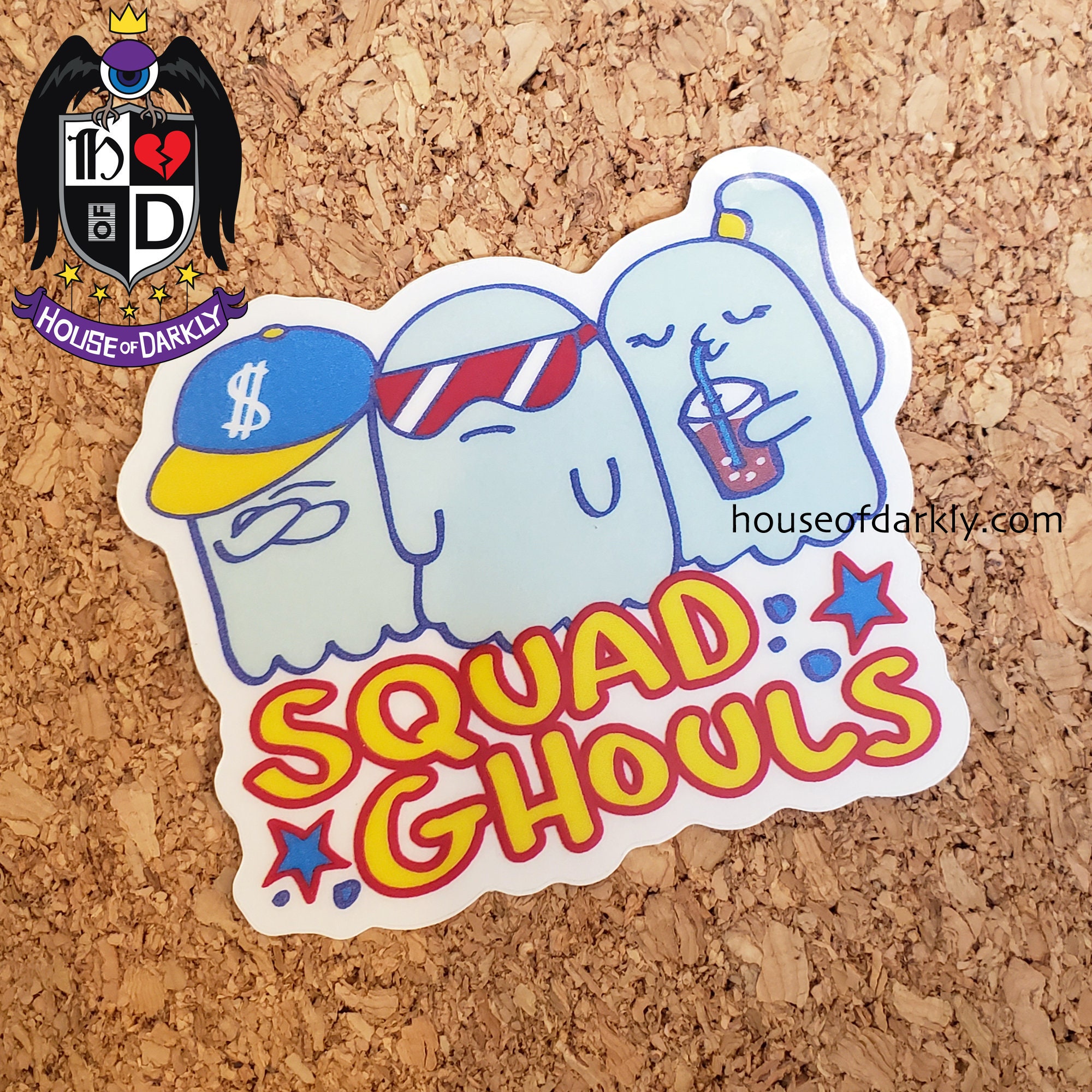 Squad Ghouls Cool Ghost Friends Translucent Sticker - Etsy