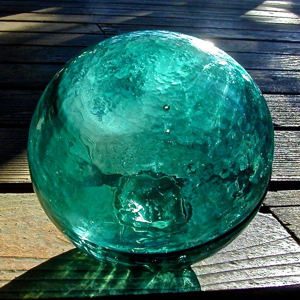 Glass Fishing Floats, Teal Mist, Nautical Decor, Beach Decor, Antique, Glass, Collectibles, Glass Float, Coastal Decor, Beach Cottage, Ocean