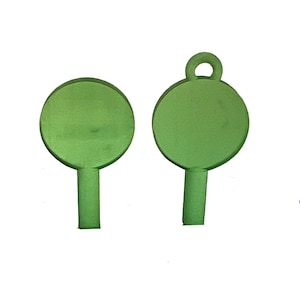 Round Pendant Form Set for Sand Casting- 8pc 3d Printed Blanks