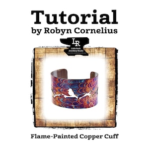 Flame Painted Copper Cuff