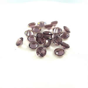 Nano Gem 3mm 2.5mm Round Morganite Dark- Stone Setting Facet Cut 0.18 Carts