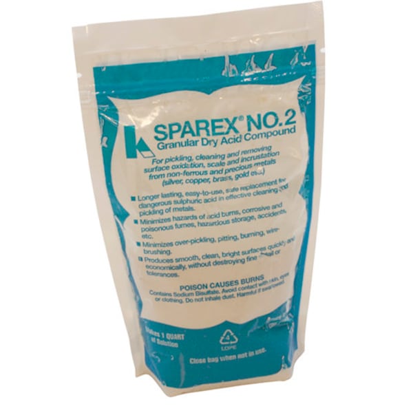 Sparex 10 oz Bag- Pickling Powder-Silversmithing Metalsmithing Supplies