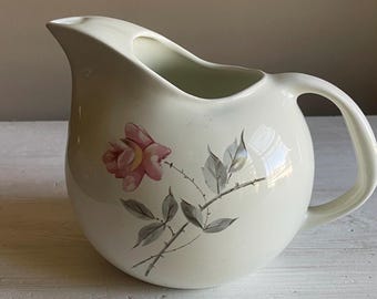 Vintage Ballerina Universal Rosette Ball Pitcher | Mid-Century Farmhouse Pitcher