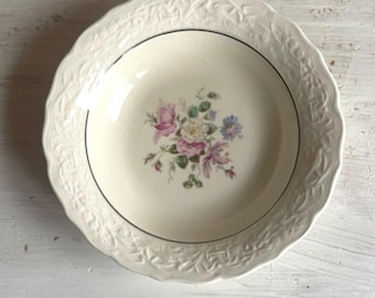 Vintage Serving Bowl - Mount Clemens Serving Bowl - 1930s Vintage Dishes - Floral Serving Bowl - 1930s China - Spring Kitchen Decor