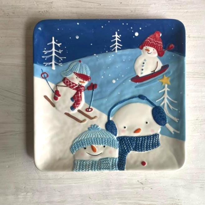 Dish Towels Kohls Snowman Dishes Nicholas Square