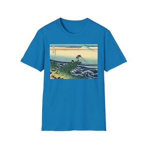 The Great Wave off Kanagawa by Hokusai Unisex Softstyle T-Shirt