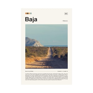 Baja California Digital Download Poster, Baja California Digital Download, Digital Download Poster, Travel Poster, Travel Print, Baja Poster
