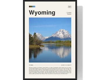 Wyoming Wilderness Poster Print, Grand Teton Scenery