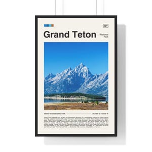 Grand Teton Nationalpark Poster, Grand Teton Poster, Grand Teton Druck, Nationalpark Poster, Nationalpark Druck, Grand Teton