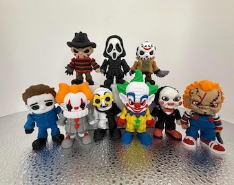 Halloween Monster Schlüsselanhänger | Gruselige Horror Film Charms