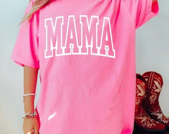 Comfort Colors Shirt, Mama Shirt, Mom Shirt, Gift For Mom, Mother's Day Shirt, Mother's Day Gift, Comfort Colors Mama, New Mom, Trendy Mom