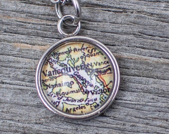 Vancouver Map necklace