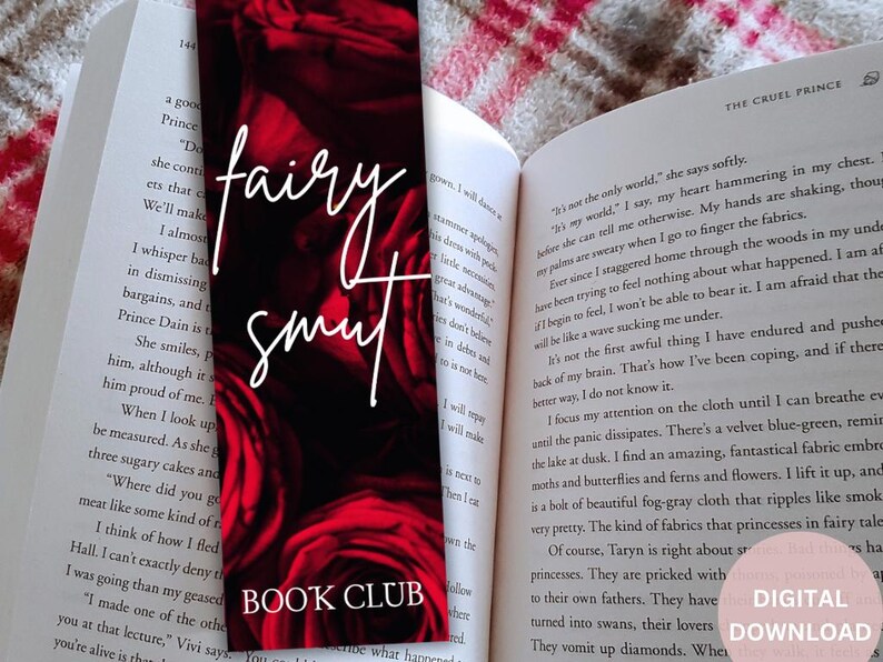 4 Dark Romance Printable Bookmarks - Fantasy Bookmark Reading ...