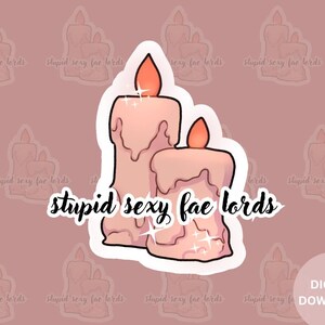 40 Romantasy Digital Stickers Bundle - Fantasy Romance Goodnotes Sticker Pack - Dark Romance Gift for Book Lovers Spicy Romance Smut Readers image 5