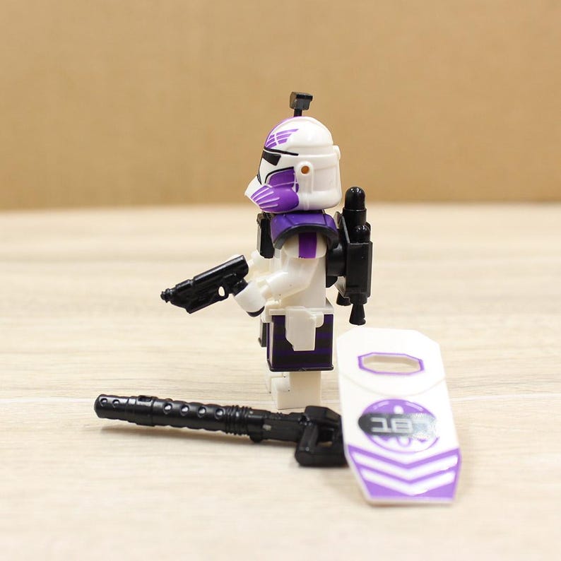 Custom UV Printed Star Wars Mini figure Upgrade Kit - 187th Heavy Clone Trooper - Minifigure Not included !! image 6