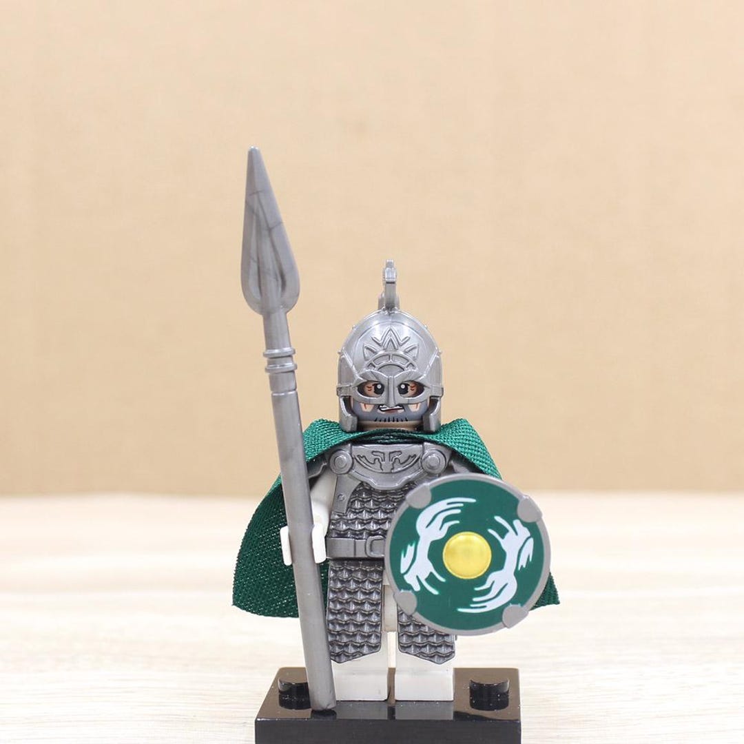 Custom UV Printed Mini Figure Parts - LOTR Character Rohan Warrior Head ...