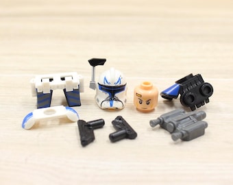 Custom UV Printed Star Wars Mini figure Upgrade Kit - Clone Trooper Captain - Minifigure Not included !!