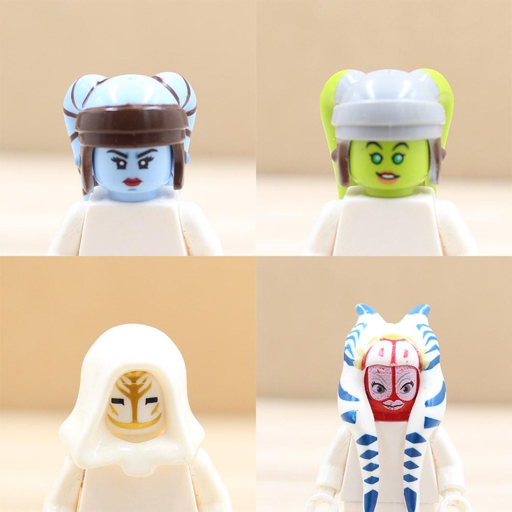 Custom Minifigures Lego Star Wars Shaak Ti Minifigure D Printed