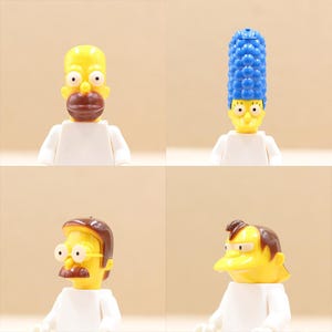 Custom UV Printed Mini figure Parts - Pop Trendy Video Game Cartoon Character Head Only - Minifigure NOT included