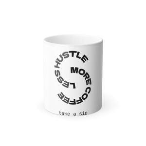 Color Changing Coffee Mug  Motivational Gift for Coffee Lovers Home Office Decor Unique Present Funny Quote