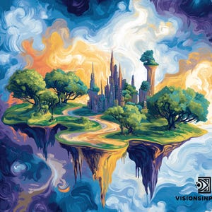 Surreal Dreamscape | Fantasy Art | Digital Print #033