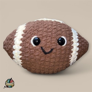 Printable Football Crochet Pattern - Instant Digital PDF Download - High Quality Print