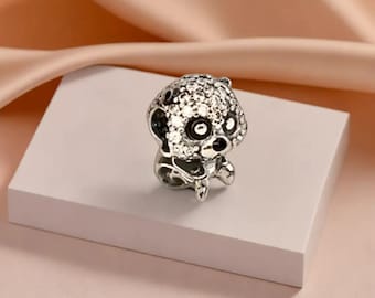 Cute Panda Pandora Charm Surprise Her with Affordable Glamour Rhinestone Charm A Unique and Cute Birthday Present in a New Design for Women