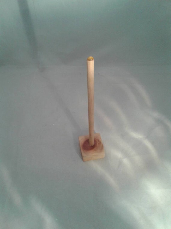 Hair Tie Scrunchy Holder Display Knotty Pine Wood Clear Coat Etsy