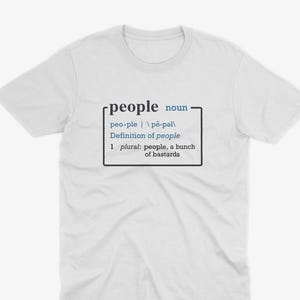 IT Crowd-T-Shirt „Leute – ein Haufen Mistkerle“, lustiges britisches Comedy-Shirt, Geschenk für Geeks, Fan-T-Shirt für IT Crowd-Fans