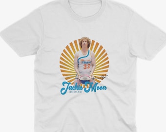 Camiseta "Semi-Pro" de Jackie Moon: homenaje al equipo de baloncesto de Flint Tropics, camiseta de Jackie Moon, película Semi Pro, Will Ferrell, película de comedia