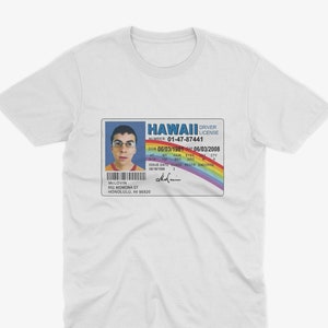 Camiseta McLovin FAKE ID, camiseta tributo de Superbad para fans de Fogell, camiseta de Superbad 'I Am Mclovin', camiseta de Superbad, Jonah Hill, Seth Rogan